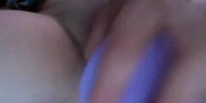 Toy in pussy and a cucumber in my ass