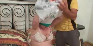 GRANNYBET - Injured grandma gets healed by dick