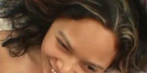MYTINYDICK - Asian babe sucking cock and getting her face covered in jizz