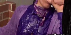 Lusty whores wanting a bukkake rinse (Kaylana Reese)