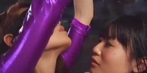 Lesbian Blindfolded in Dungeon