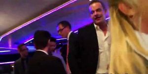 DRUNK SEX ORGY - Pornstars crashing at business party