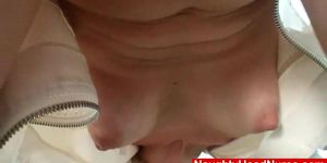 Skinny granny Vera got hirsute pussy