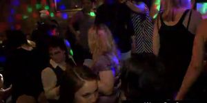 Real party whore gets a cumshot