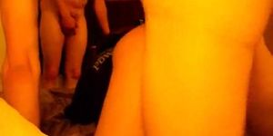 Slut Gets Creampied By 2 Guys
