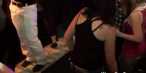Teen babe being banged by stripper