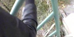 PUBLIC SEX ADVENTURES - Public fuck with sexy amateur girl