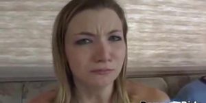 BANG RIDE - 3 horny men fuck teen girl in the van (Van Damage)