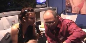 SCANDAL SHOWS - Sexy striper slut pleases a lucky guy