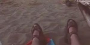 Tight Teela at the beach