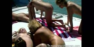 THE SWINGING GRANNY - Yacht Orgy Part 1 (Sixty Nine)
