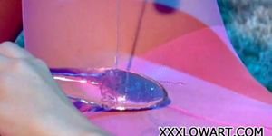 LOW ART - Big tit babe Jayden Jaymes pleasures herself with dildo (Nestee Shy)