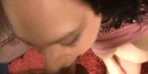 Chick With All Natural Boobs Sucks Dick