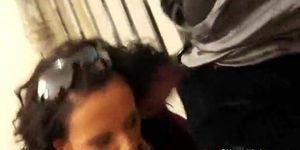 These sluts are having a straping good time together