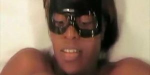 HOMEGROWNVIDEO - Ebony Amateur Covered with Hot White Load