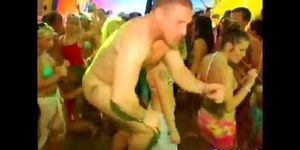 DRUNK SEX ORGY - Hungry pornstars eating dick at party and love it