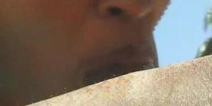 Black horny couple is having hardcore