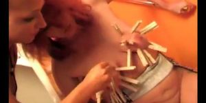 GIRLS IN CONTROL - Hot slave girl gets nailed by a couple