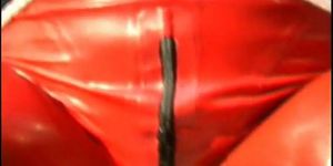 GIRLS IN CONTROL - Lovely slave girl is tied up and horny