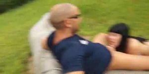 CUMLOUDER - Naughty Slut sucking and fucking in public