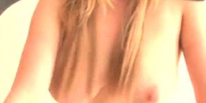 MEGAN SWEETS - Young babe working out nude