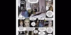 classic erotic sexual bondage comic (Kim Triple X)