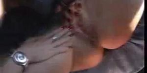 Lesbian sex in a driving car 2 of 3