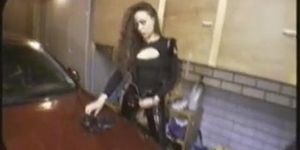 rubber pvc fetish star