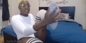 Ebony sock mistress
