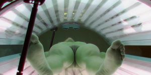 Teen Girl Spied in Solarium (Hiddencam___)