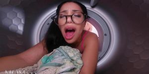 MOMxxx Creampie for masturbating MILF Julia De Lucia