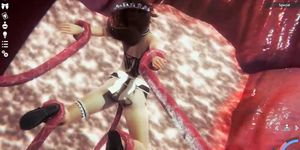 HONEY SELECT 2 - IWAMA-MASO-YUUNA fucked by tentacles