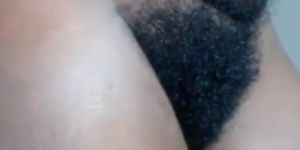 black hairy