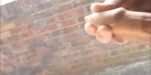 Cum on lady bus stop