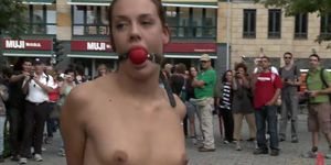 German babe humiliated in public (Jacqueline Back, Princess Donna, Tommy Pistol)