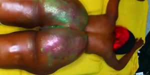 Milf Shaking Big Black Glitter Ass-((Moaning))