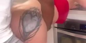 Big jiggly booty slut sucks and takes it from the back