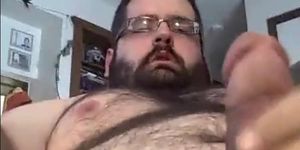 Bear shooting a nice load far