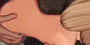 Princess knight gangbang 3D