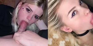 Wide_freyastein sucking dick facial cum in mouth cumpilation (Freya Stein)