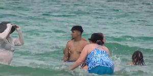 Larsen Thompson - Bikini on Miami Beach (Hiddencam___)