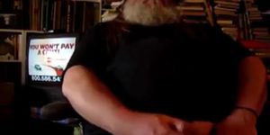 Fearded Daddy bear jerking and cumming (Bear Daddy)