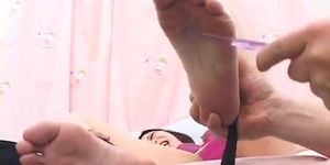 tickling feet