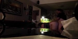 Fat Grandma Christine Krug. Bends over to get fucked in the front room.