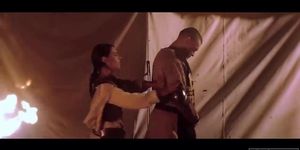 Peasant farmer Isabela is taken on the table by a knight with a big dick (Apolonia Lapiedra)