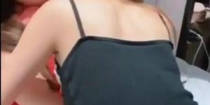 two girs kissing