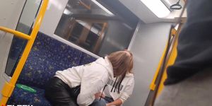 Masked bulge reaction on the train