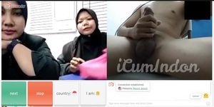 2 female officer watch me cum