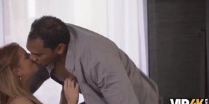 VIP4K. Nice white chick Chrissy Fox meets her future black fucker at Cubas bar