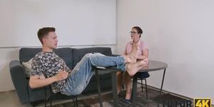 TUTOR4K. Guy Poured Pheromones on a Hot Spanish Dame to Pump Her Full of Cum